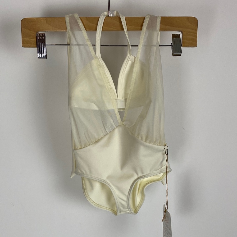 New Tiger Friday Marilyn Leotard - Ivory Child Size small